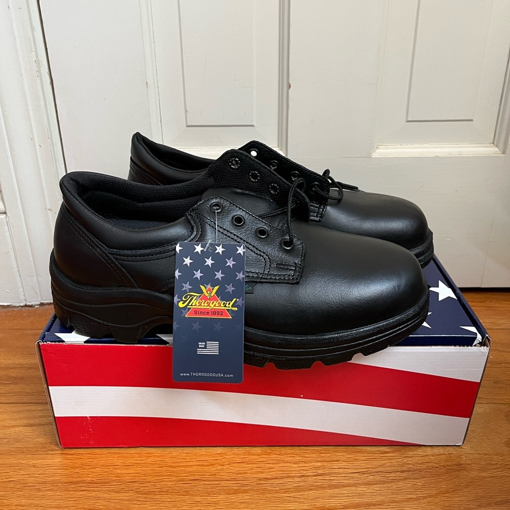 Thorogood Softstreets Plain Toe Oxford Work Shoe